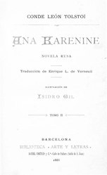 León Tolstói: Español: Ana Karenine