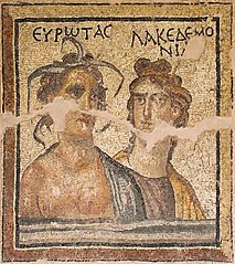 Eurotas and Lacedaemon mosaic