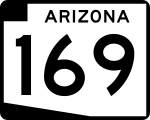 Arizona State Route 169 road sign
