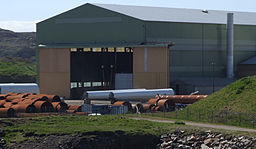 Industriområde i Arnish.