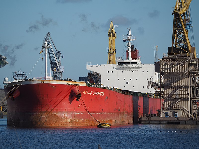 File:Atlas Strength (ship, 2006) IMO 9310288 Mercuriushaven Port of Amsterdam pic 2.JPG