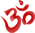 Aum calligraphy Red.svg