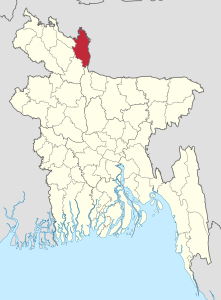 Kurigram – Localizzazione