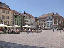 The «Münsterplatz» in Bad Säckingen