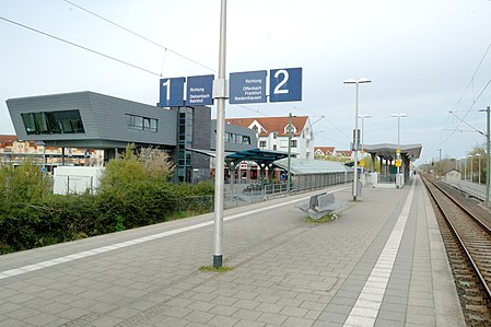 Bahnhof Dietzenbach Mitte Bahnsteig