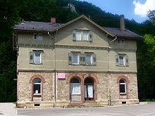 Der Bahnhof von Fridingen