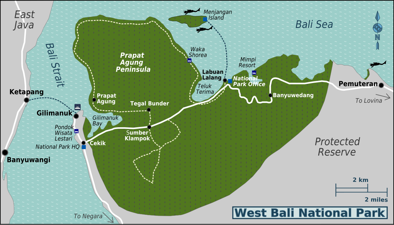 Bali-West-Bali-National-Park-Map