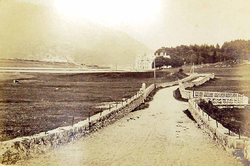 Ballachulish Ferry Hotels, photograph by James Valentine, ca. 1870