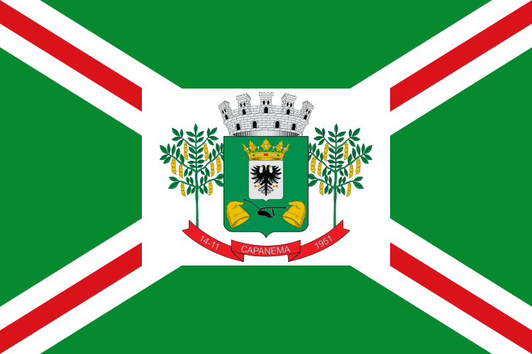 File:Bandeira de Capanema - PR.svg