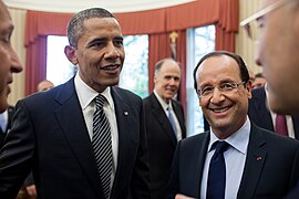 Image avec les présidents américain et français cote à cote. (Archive du 18 mai 2012)