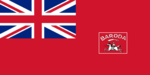 Civil Ensign of Baroda State (?–1948)