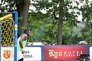 Deutsch: Beachhandball Europameisterschaften 2019 (Beach handball Euro); Tag 3: 4. Juli 2019 – Männer, Platzierungsrunde Gruppe III, Italien-Montenegro 2:0 (22:15, 18:7) English: Beach handball Euro; Day 3: 4 July 2019 – Men Consolation Round Group III – Italy-Montenegro 2:0 (22:15, 18:7)