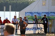 Deutsch: Beachhandball Europameisterschaften 2019 (Beach handball Euro); Tag 4: 5. Juli 2019 – Männer, Viertelfinale, Ungarn-Deutschland 2:1 (23:16, 11:23, 9:6) English: Beach handball Euro; Day 4: 5 July 2019 – Quarter Final Men – Hungary-Germany 2:1 (23:16, 11:23, 9:6)