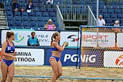 Deutsch: Beachhandball Europameisterschaften 2019 (Beach handball Euro); Tag 5: 6. Juli 2019 – Frauen, Halbfinale, Ungarn-Niederlande 2:0 (19:16, 15:12) English: Beach handball Euro; Day 5: 6 July 2019 – Semifinal Women – Hungary-Netherlands 2:0 (19:16, 15:12)