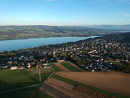 Vy över Beinwil am See år 2018