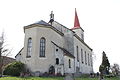 Čeština: Kostel svatého Václava v Bezdědicích, části Bělé pod Bezdězem (pohled od východu). This is a photo of a cultural monument of the Czech Republic, number: 102651. Památkový katalog  · MIS  · hledat obrázky  · hledat seznamy  · Wikidata This file was created as a part of the photographic program of Wikimedia Czech Republic. Project: Fotíme Česko The program supports Wikimedia Commons photographers in the Czech Republic.   This photograph was taken with a Canon EOS 600D