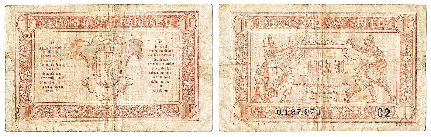 1 franc (1917).