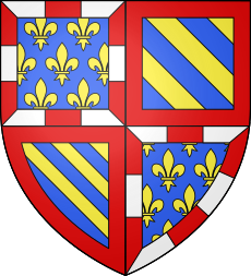 Blason chartreuse de la Sainte-Trinité de Champmol (Dijon).svg