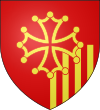 Brasão da antiga região de Languedoc-Roussillon