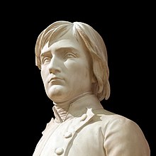 Statue of Bonaparte as a schoolboy in Brienne, aged 15, by Louis Rochet [fr] (1853) (Source: Wikimedia)