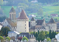 Château, église et Tour Zizim à Bourganeuf