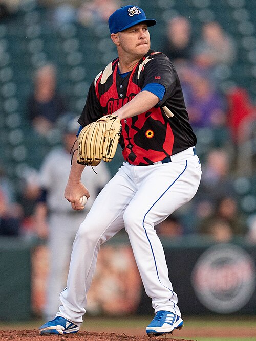 Peacock with the Omaha Storm Chasers in 2022