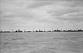 Mulberry harbour in operation (1944)