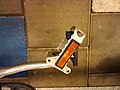 Folding pedal on a Brompton bicycle