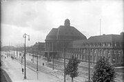 The station during the occupation of the Ruhr in September 1924