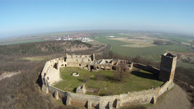 Luftbild Burg Gleichen