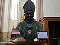 Santuario dell'Addolorata di Castelpetroso - Busto di papa Giovanni Paolo II con reliquia di sangue, 2014