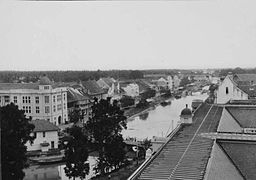 View Kali Besar Canal (Groote Gracht), 1931.