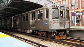 Image illustrative de l’article Ligne mauve du métro de Chicago