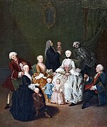 La familia burguesa, 1752.
