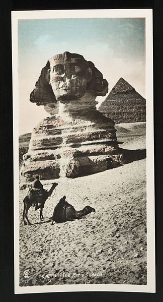 File:Cairo--The Great Sphinx (70) (n.d.) - front - TIMEA.jpg