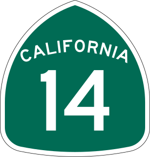 <span class="mw-page-title-main">California State Route 14</span> State highway in Los Angeles and Kern counties in California, United States