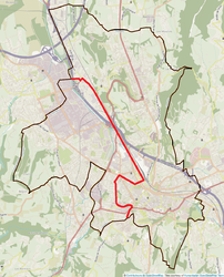 Cantone di Chambéry-Sud-Ovest – Mappa