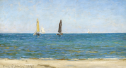 Segelschiffe vor Skagen Sønderstrand (1898)