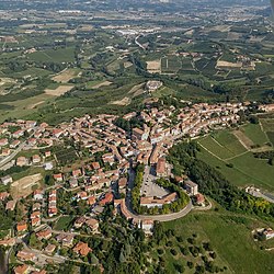 Skyline of Castagnole delle Lanze