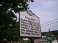 Historic marker commemorating Cecil Sharp