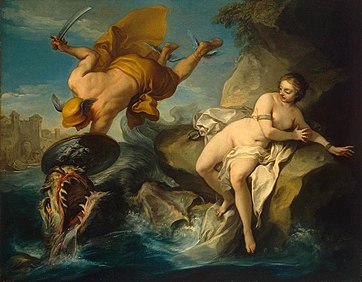 Charles André van Loo, Perseus and Andromeda, between 1735 and 1740