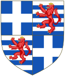 Coat of Arms of Guy de Lusignan.svg
