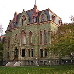 College Hall (1870-1872) en la Universidad de Pensilvania