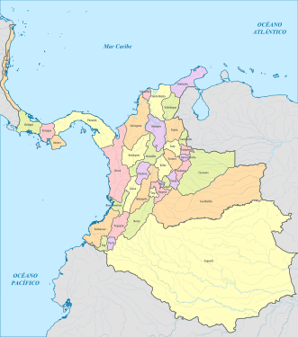 República de la Nueva Granada en 1853.