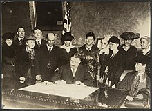 Colorado's ratification of suffrage amendment Colorado's ratification of suffrage amendment 276032v.jpg
