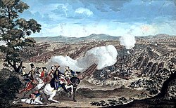 Minden, 1 August 1759, an action still celebrated as Minden Day Colored Print Battle of Minden 1785.jpeg