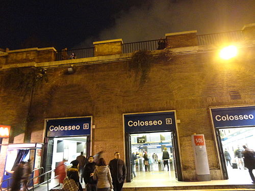Colosseo Metro B Station