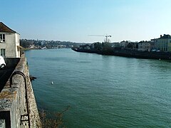 La Seine à Corbeil-Essonnes.