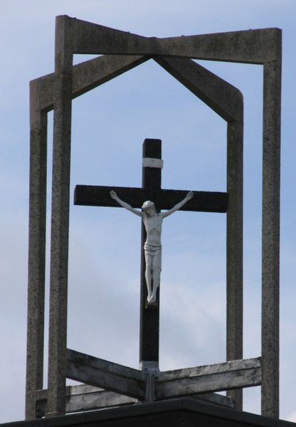 File:Crucifix and Tower - geograph.org.uk - 221891.jpg