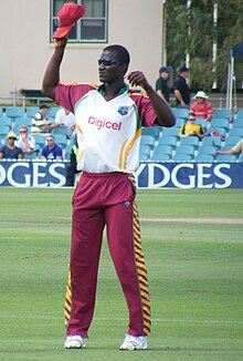 Foto van Darren Sammy, gemaakt in 2010.